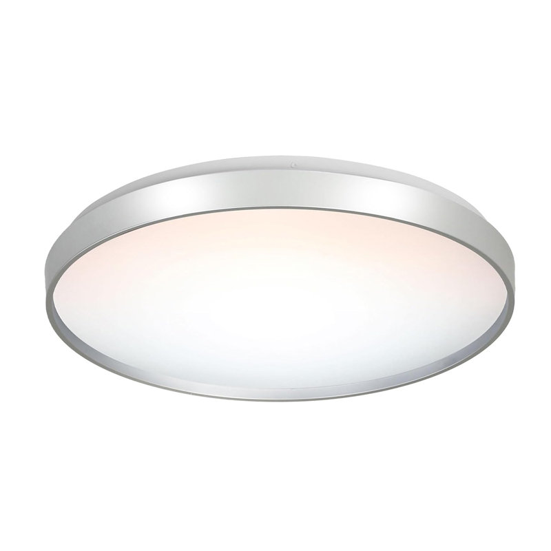 Plafonnier encastré à DEL Geza, Argent