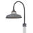Troyer Outdoor Post Mount Lantern with Clear Seedy Glass-108493352