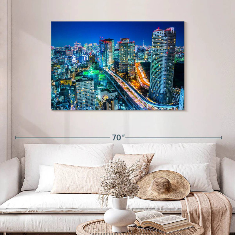 Sireci Bustling Tokyo, 30" H x 45" W
