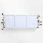 Balancelle de véranda en bois d'acacia avec coussin-1474036393-1474036392