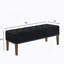 Banc capitonné avec rangement-585950245