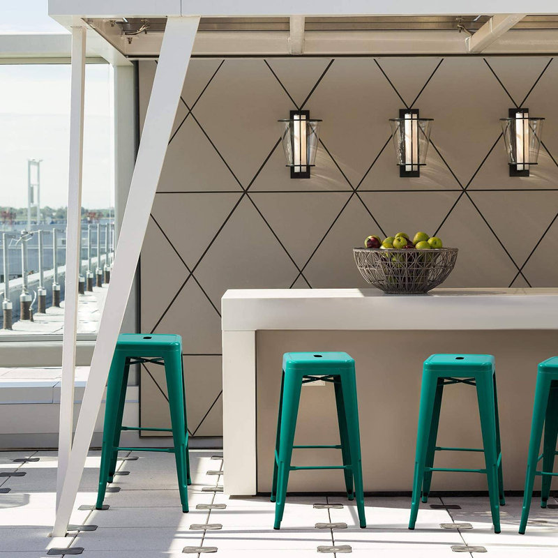 Tabouret de bar 30 po Lansing, Vert