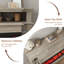 Meuble télé avec foyer électrique 52 po pour téléviseur de 65 po ou moins Farmhouse-533450362