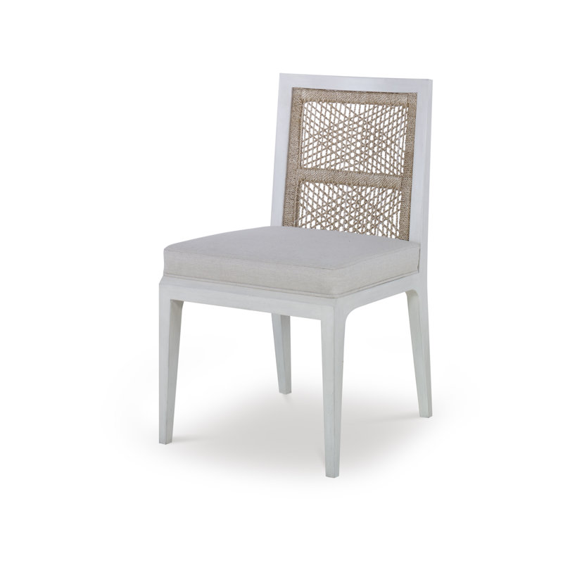 Curate Solid Wood Dining Chair, Off-White