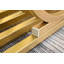 Console moderne en bois imitation marbre