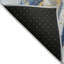 Tapis bleu intérieur / extérieur lavable à la machine Claudian ACN1524-109535616