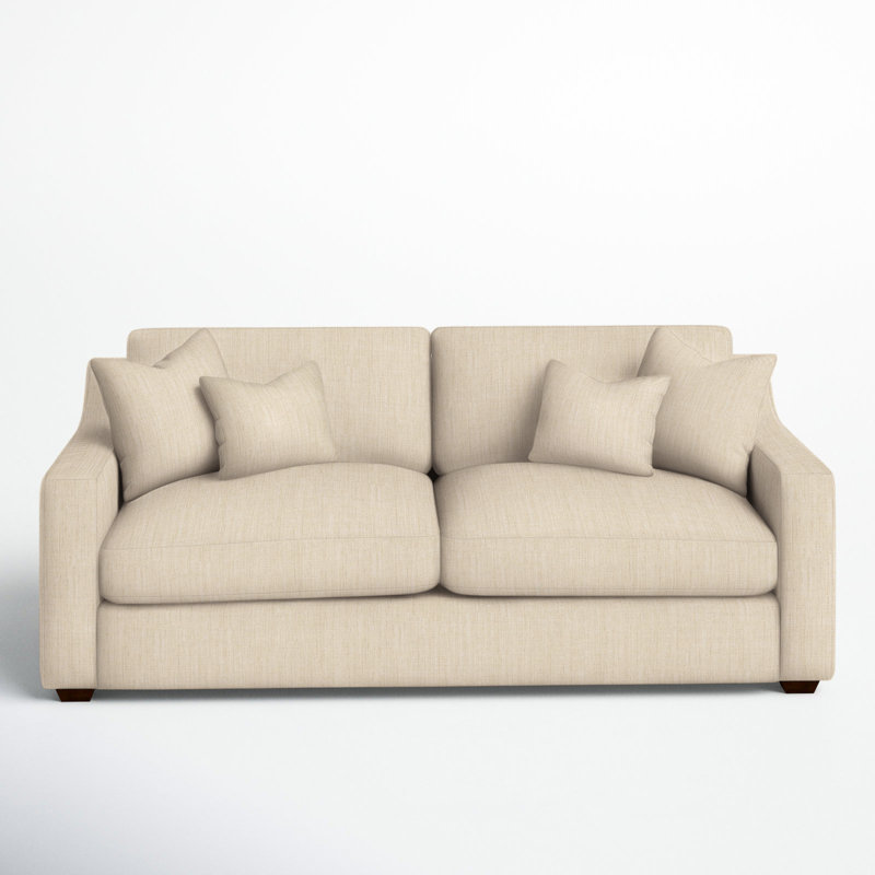 Rhodes Upholstered 94.5'' Sofa, Canvas Flax Sunbrella® Canvas