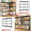 Étagère grillagée robuste 62,9 po x 15,8 po, étagère de rangement commerciale et domestique à 4 niveaux