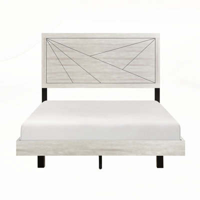 King Bed Durable Wooden Bedroom Furniture