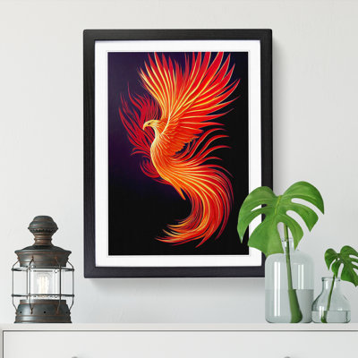 Phoenix Bird Painted Vol.3 - Single Picture Frame Print