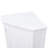Bathroom Cabinet Triangle Corner Storage Cabinet With Adjustable Shelf Modern Style MDF Board-190464261