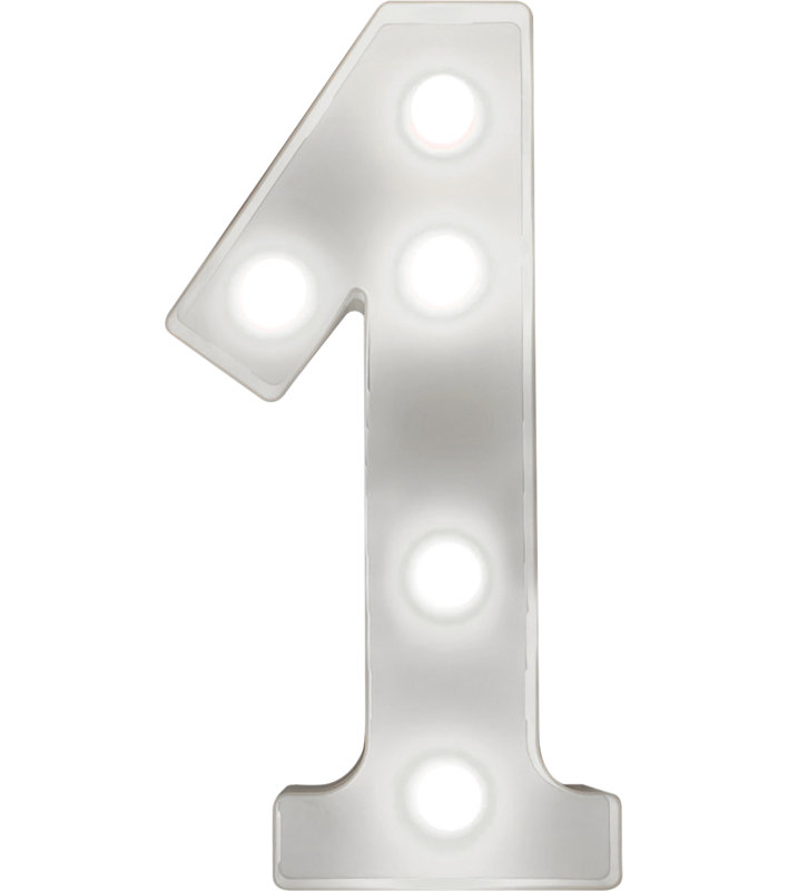 Aliska 22.5 cm H LED Sign