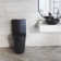 St. Tropez One Piece Elongated Toilet Dual Vortex Flush 1.1/1.6 gpf with 10" Rough-In, Matte Black