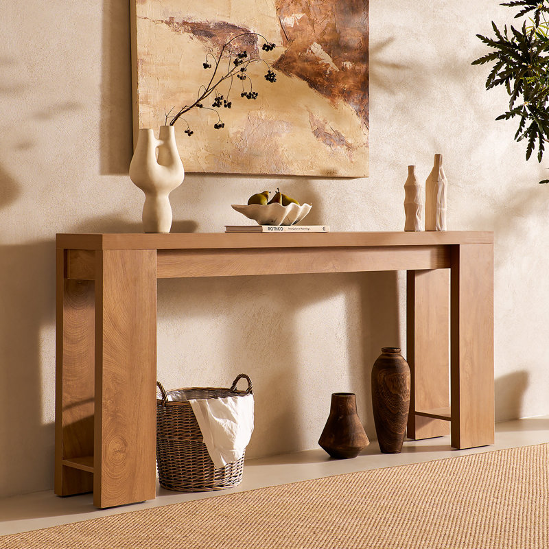 70.8cm Console Table, Natural Oak