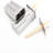 Oukaning 10Pcs Stainless Steel Ice Cream Stick Popsicle Mold 