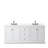 Avery 60'' Double Bathroom Vanity with Stone Top-41604581-80203227