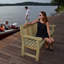 Lexi Solid Wood Pine Outdoor Bench-839945618-839945612