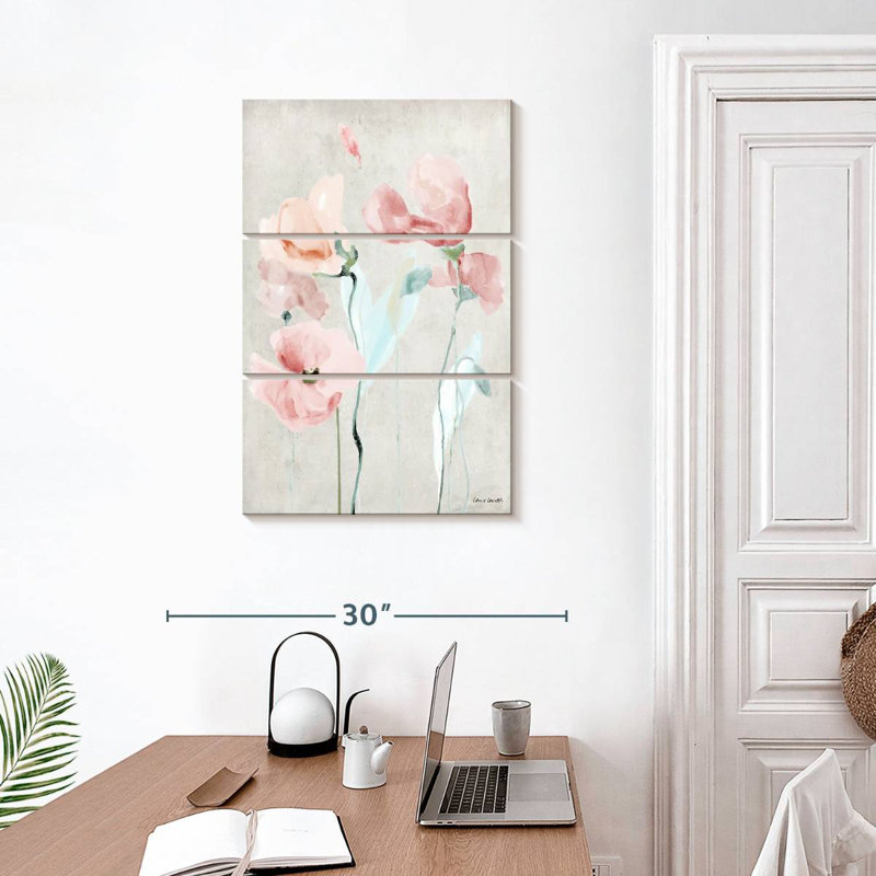 Coquelicots roses Harnek II, H 32 po x l 20 po