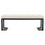 Banc rembourré capitonné Mira Vanilla Boucle-2110722149