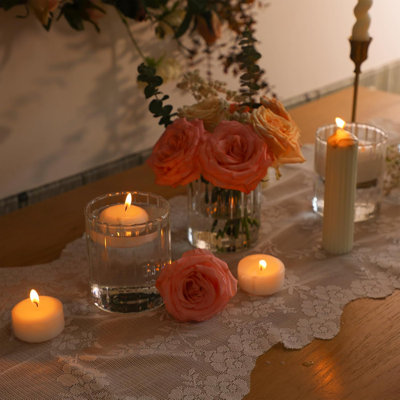 Paquet de 12 vases cylindriques en verre nervuré de 6 pouces - Vases à bourgeons pour centres de table de mariage