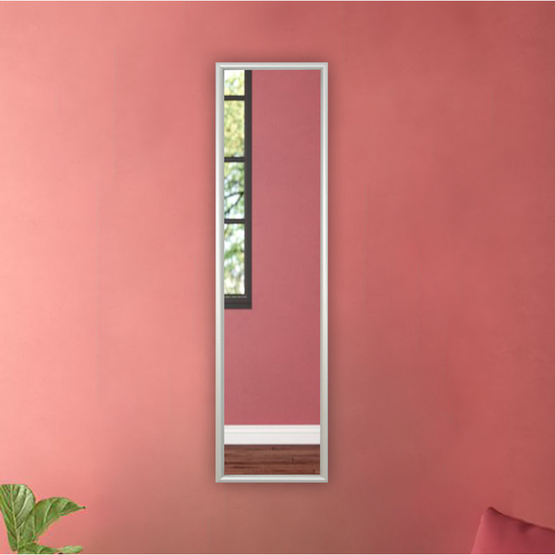 Derosier Metal Flat Wall Mirror, 24" H x 6" W