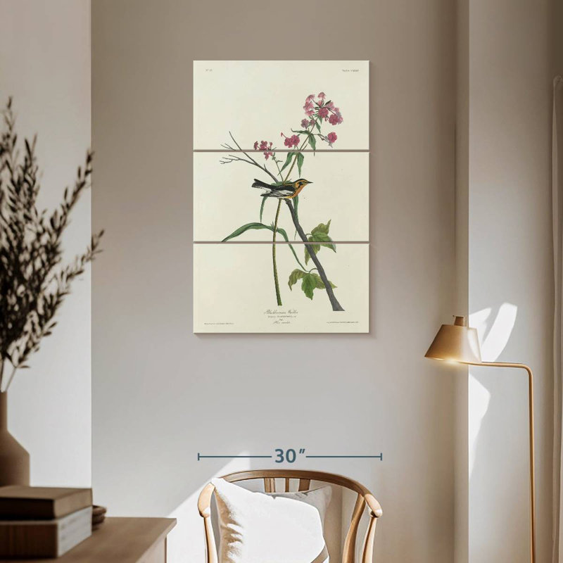 Keiri Blackburnian Warbler, 57" H x 36" W