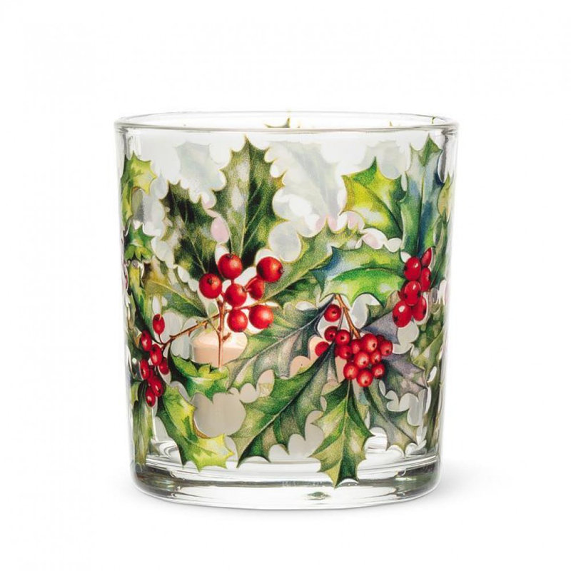 Bougeoir votif Holly & Berries