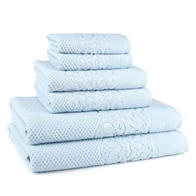 Travers 6 Piece Turkish Cotton Towel Set