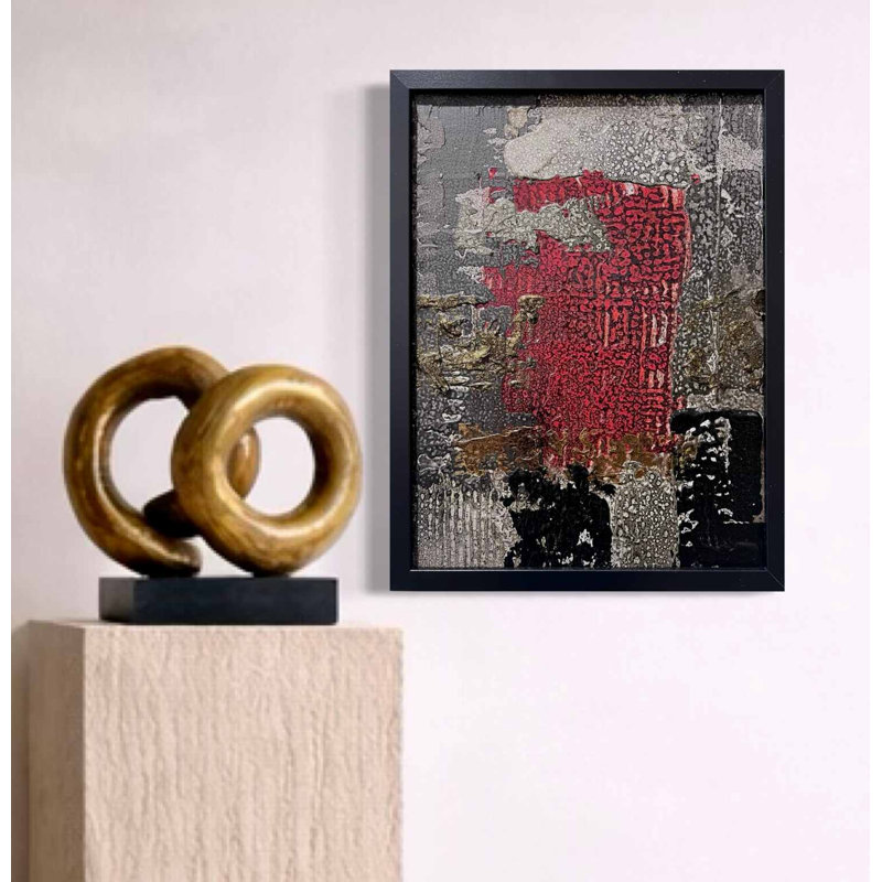 Tension No. 4 - Original Mixed-Media Abstract Painting by J. Kent Martin