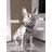 Creative Electroplated Resin Dog Figurine