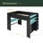 Full Size Wood Bunk Bed With Height-Adjustable Desk,Wardrobe,Ample Storage Space,And RGB Light-1409898026