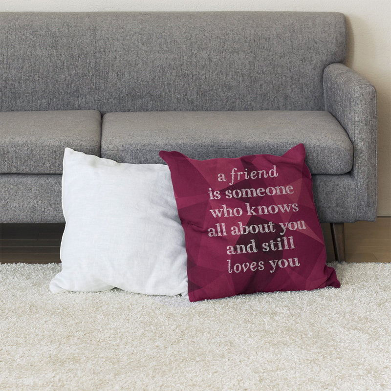 Coussin de sol pierres précieuses Love & Friendship, 40 po x 40 po, Spinelle