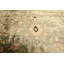 Tapis traditionnel Oushak en soie de bambou, beige sauge, noué à la main, 2,67 m x 3,53 m