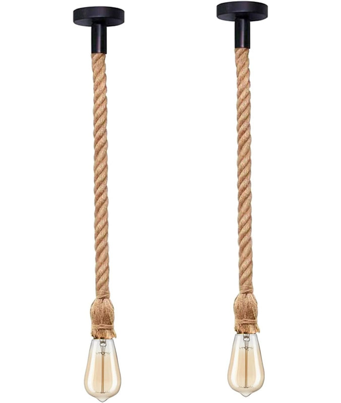 2 - Light Black Single Pendant, Yes