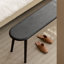 Banc en bois massif noir-1892460973