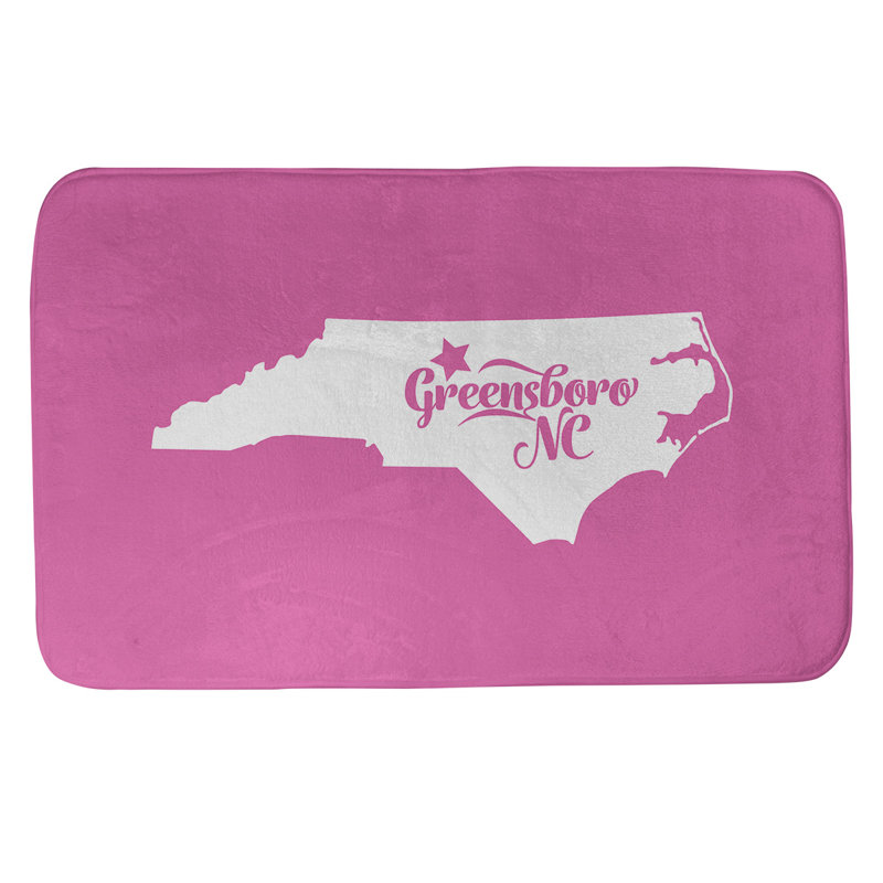 Tapis pour salle de bain ancrage alaska, l 17 po x L 21 po, Gris, Greensboro, Caroline du Nord