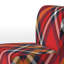 Checked Tartan - Upholstered Patterned Accent Slipper Chair-157554924