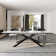 Cerinle 78.74'' to 110.24'' Extendable Rectangular Sintered Stone Dining Table for 8-10