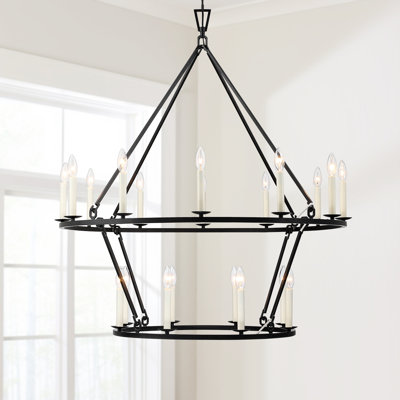 Zakery 20 - Light Dimmable Chandelier