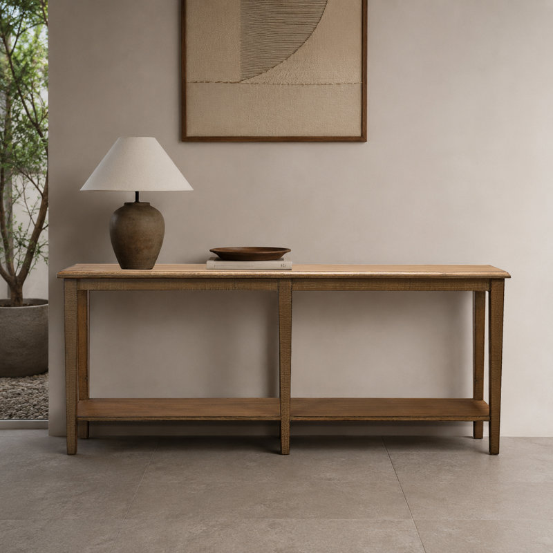 Lilian II 71" Wide Console Table, Antique Natural