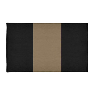 Gold/Black Area Rug