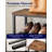 Shoe Rack - 4-Tier Shoe Organizer with Wooden Top & Leveling Feet, Easy-Assembly, Rust-Resistant Metal Shoe Shelf for Closet, Entryway, Bedroom, 29.5" x 11.4" x 24.8", Black-325833621-325833620