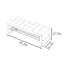 Banc de rangement pour chaussures 47,2 po-107848340
