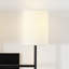 Barbara Barry Key Bathroom Bedroom Wall Fixture With White Linen Shade-317806891-317806892-317806888