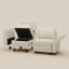 Colusa Faux Leather L-Shaped Sectional Sofa-1127895378