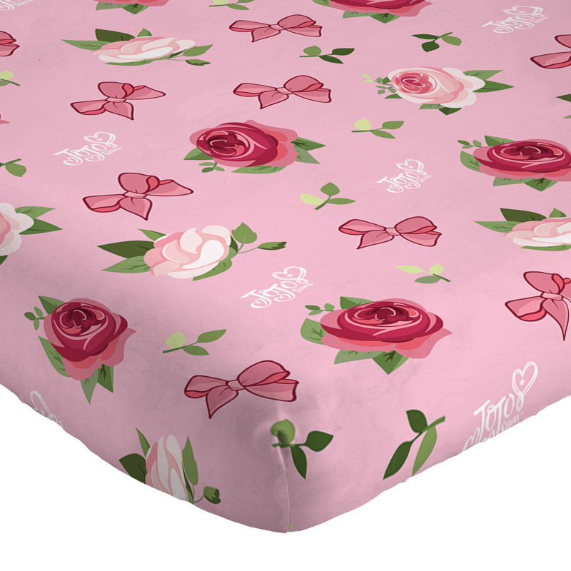 Ensemble d’boucles réversible nickelodeon jojo siwa roses and, Édredon simple + 3 pièces supplémentaires