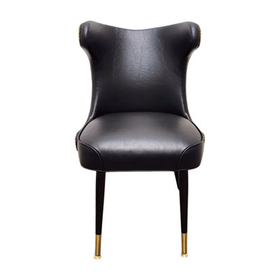 Button Tufted Cowboy Club Dining Chair