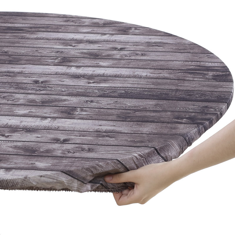 Earlene Striped 100% Cotton Round Tablecloth, 42" L x 42" W