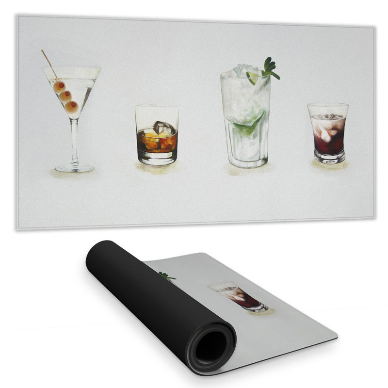 Cocktails - 15.75"x31.50" Desk mat