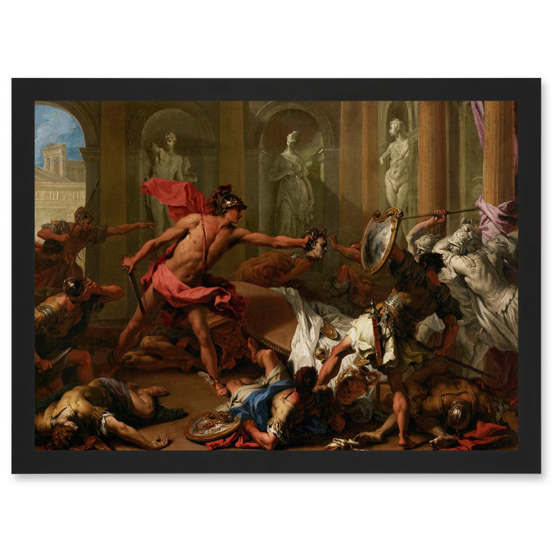 Ricci Perseus Phineus Head Medusa Gorgon Greek Myth - Single Picture Frame Print